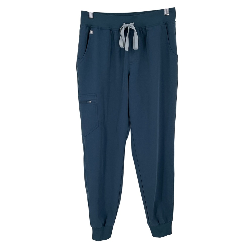 FIGS Zamora Jogger Scrub Pants Womens Medium Blue‎ Technical 1000208